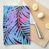 Muster der Blätter Geschirrtuch (Viertel Falte)