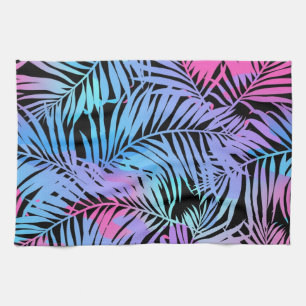 Muster der Blätter Geschirrtuch