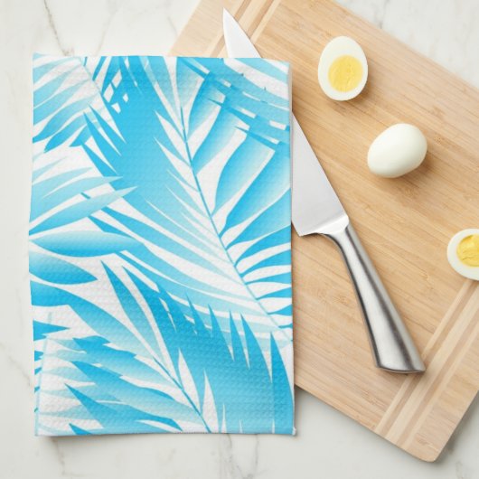 Muster der Blätter Geschirrtuch (Viertel Falte)