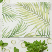 Muster der Blätter Geschirrtuch (Gefaltet)