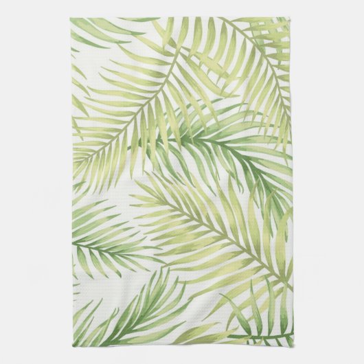 Muster der Blätter Geschirrtuch (Vertikal)