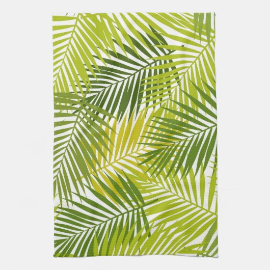 Muster der Blätter Geschirrtuch (Vertikal)