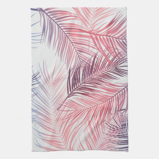 Muster der Blätter Geschirrtuch (Vertikal)