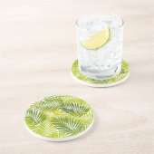 Muster der Blätter Getränkeuntersetzer (Seite)