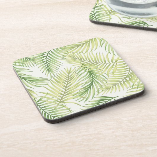 Muster der Blätter Getränkeuntersetzer (Linke Seite)