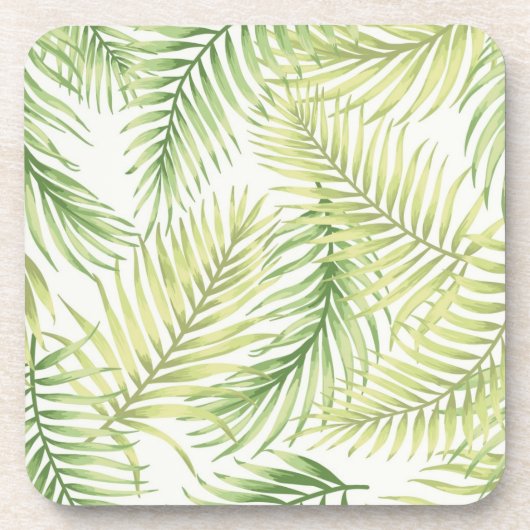 Muster der Blätter Getränkeuntersetzer (Vorderseite)