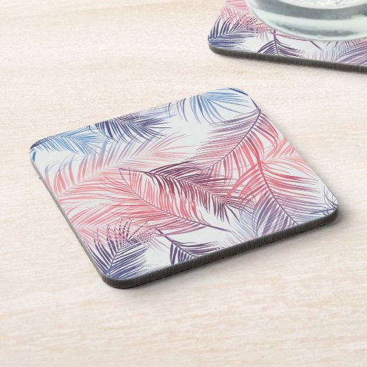 Muster der Blätter Getränkeuntersetzer (Linke Seite)