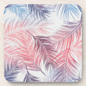 Muster der Blätter Getränkeuntersetzer (Vorderseite)