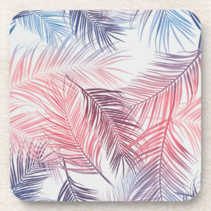 Muster der Blätter Getränkeuntersetzer