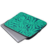 Muster der Blätter Laptopschutzhülle (Vorne Knopf)
