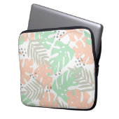 Muster der Blätter Laptopschutzhülle (Vorderseite Links)