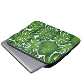 Muster der Blätter Laptopschutzhülle (Vorne Knopf)