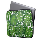 Muster der Blätter Laptopschutzhülle (Vorderseite Links)