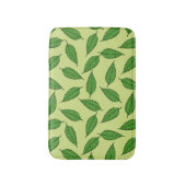Muster der Blätter, Leaf-Muster, Frühjahrsvorschau Badematte (Vorderseite Vertikal)