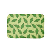 Muster der Blätter, Leaf-Muster, Frühjahrsvorschau Badematte (Vorderseite)