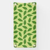 Muster der Blätter, Leaf-Muster, Frühjahrsvorschau Banner (Vertikal)