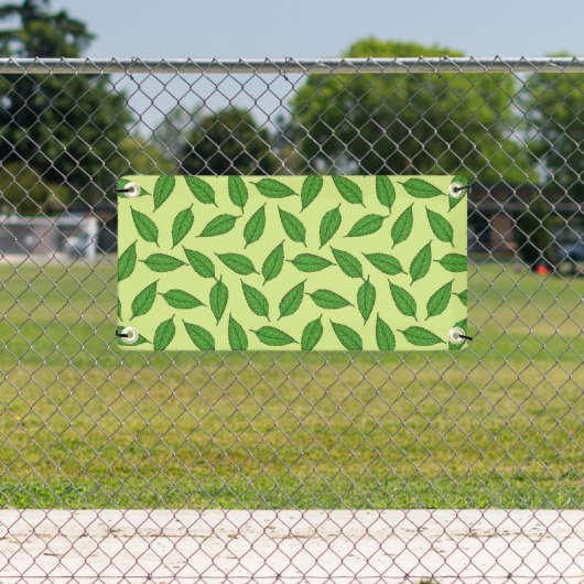 Muster der Blätter, Leaf-Muster, Frühjahrsvorschau Banner (Insitu)