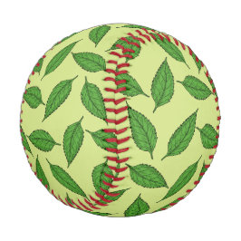 Muster der Blätter, Leaf-Muster, Frühjahrsvorschau Baseball