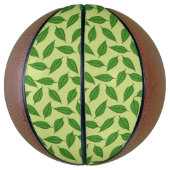 Muster der Blätter, Leaf-Muster, Frühjahrsvorschau Basketball (Vertikal)