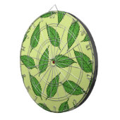 Muster der Blätter, Leaf-Muster, Frühjahrsvorschau Dartscheibe (Vorderseite rechts)