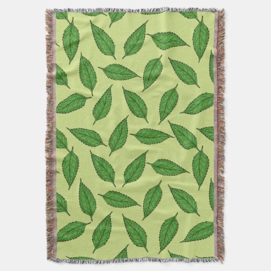 Muster der Blätter, Leaf-Muster, Frühjahrsvorschau Decke (Vorderseite Vertikal)