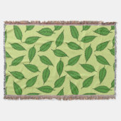 Muster der Blätter, Leaf-Muster, Frühjahrsvorschau Decke (Vorderseite)