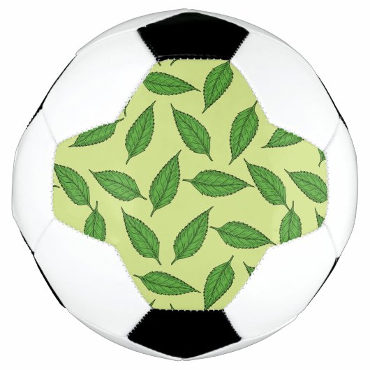 Muster der Blätter, Leaf-Muster, Frühjahrsvorschau Fußball (Vorderseite)