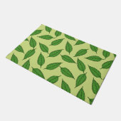 Muster der Blätter, Leaf-Muster, Frühjahrsvorschau Fußmatte (Schrägansicht)