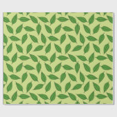 Muster der Blätter, Leaf-Muster, Frühjahrsvorschau Geschenkpapier (Flach)