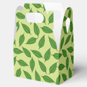 Muster der Blätter, Leaf-Muster, Frühjahrsvorschau Geschenkschachtel (Geöffnet)