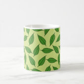 Muster der Blätter, Leaf-Muster, Frühjahrsvorschau Kaffeetasse (Mittel)