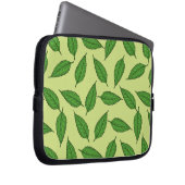 Muster der Blätter, Leaf-Muster, Frühjahrsvorschau Laptopschutzhülle (Vorne Rechts)