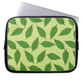 Muster der Blätter, Leaf-Muster, Frühjahrsvorschau Laptopschutzhülle (Vorderseite)