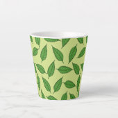 Muster der Blätter, Leaf-Muster, Frühjahrsvorschau Milchtasse (Vorderseite)