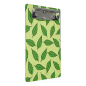 Muster der Blätter, Leaf-Muster, Frühjahrsvorschau Mini Klemmbrett (Schrägansicht)
