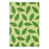 Muster der Blätter, Leaf-Muster, Frühjahrsvorschau Mini Klemmbrett (Rückseite)