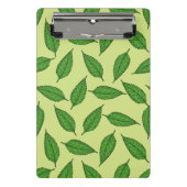 Muster der Blätter, Leaf-Muster, Frühjahrsvorschau Mini Klemmbrett (Vorderseite)