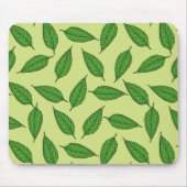 Muster der Blätter, Leaf-Muster, Frühjahrsvorschau Mousepad (Vorne)