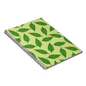 Muster der Blätter, Leaf-Muster, Frühjahrsvorschau Notizblock (Rechte Seite)