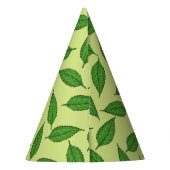 Muster der Blätter, Leaf-Muster, Frühjahrsvorschau Partyhütchen (Rückseite)