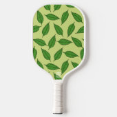 Muster der Blätter, Leaf-Muster, Frühjahrsvorschau Pickleball Schläger (Rückseite)
