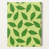 Muster der Blätter, Leaf-Muster, Frühjahrsvorschau Planer (Rückseite)