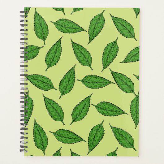 Muster der Blätter, Leaf-Muster, Frühjahrsvorschau Planer (Vorderseite)