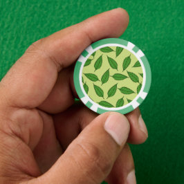 Muster der Blätter, Leaf-Muster, Frühjahrsvorschau Pokerchips