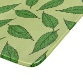 Muster der Blätter, Leaf-Muster, Frühjahrsvorschau Schneidebrett (Ecke)