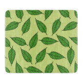 Muster der Blätter, Leaf-Muster, Frühjahrsvorschau Schneidebrett (Vorderseite)