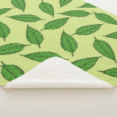 Muster der Blätter, Leaf-Muster, Frühjahrsvorschau Sherpadecke (3/4)