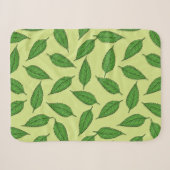 Muster der Blätter, Leaf-Muster, Frühjahrsvorschau Sherpadecke (Vorderseite (Horizontal))