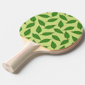 Muster der Blätter, Leaf-Muster, Frühjahrsvorschau Tischtennis Schläger (Vorderseite)