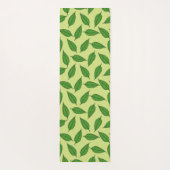 Muster der Blätter, Leaf-Muster, Frühjahrsvorschau Yogamatte (Rückseite)
